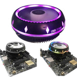 CPU Cooler RGB Silent Fan Aluminium Heatsink for LGA 775 1155 1366 In Australia - Darrahopens
