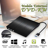 External CD Drive USB 3.0 Slim DVD Burner High Speed Data Transfer for Laptop Desktop Black In Australia - Darrahopens