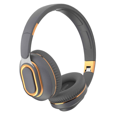 H7 Foldable Bluetooth Stereo Headphones Subwoofer Support TF Card Type-C Charging Wireless Earphones - Space Gray