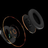 H7 Foldable Bluetooth Stereo Headphones Subwoofer Support TF Card Type-C Charging Wireless Earphones - Space Gray