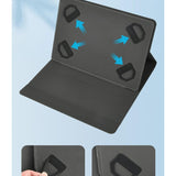 Tablet Keyboard Case Universal Bluetooth Backlit Touch Keyboard for 9-11 Inch Tablets