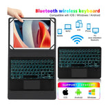 Tablet Keyboard Case Universal Bluetooth Backlit Touch Keyboard for 9-11 Inch Tablets