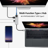 USB C Hub 5 in 1 Type C Docking Station 4K HDMI USB 3.0 RJ45 PD Adapter