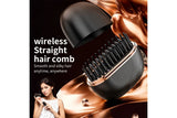 2-in -1 Mini Wireless Straightening Hair Comb - pink
