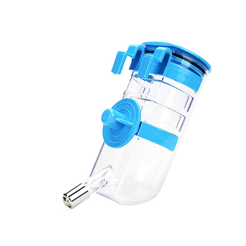 Hanging Pet Water Bottle 350ML Cage Mounted Feeder with Steel Ball Nozzle - Blue In Australia - Darrahopens