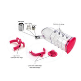 Hanging Pet Water Bottle 350ML Cage Mounted Feeder with Steel Ball Nozzle - Blue In Australia - Darrahopens