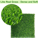 Chicken Nesting Pads 12 Pack Washable Artificial Grass Egg Mats 12x12 Inch Green
