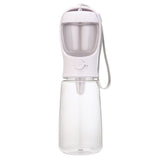 2-in-1 Dog Water and Food Cup for Outdoor Use Portable Detachable 550ML Water Food Cup White In Australia - Darrahopens