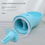 2-in-1 Dog Water and Food Cup for Outdoor Use Portable Detachable 550ML Water Food Cup White In Australia - Darrahopens