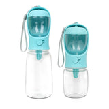 2-in-1 Dog Water and Food Cup for Outdoor Use Portable Detachable 550ML Water Food Cup Blue