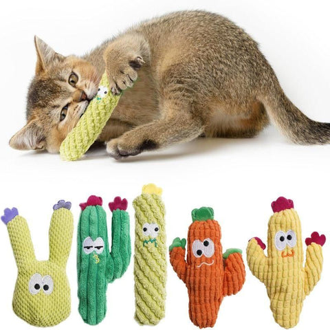 5 Pack Catnip Toys, Pure Organic Catnip Stuffed, Chew Plush for Indoor Cats In Australia - Darrahopens