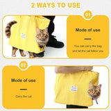 Canvas Cat Carrier Bag Green Breathable Tote Pet Travel Bag With Leg Holes Safety Strap In Australia - Darrahopens