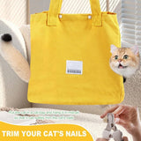 Canvas Cat Carrier Bag Green Breathable Tote Pet Travel Bag With Leg Holes Safety Strap In Australia - Darrahopens