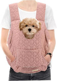 Pet Carrier Backpack Adjustable Front Chest Sling for Small Medium Dogs Cats