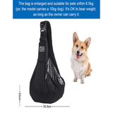 Pet Carrier Sling for Small Dogs, Pet Carrier Bags Dog Purse with Shoudler Strap(Black) In Australia - Darrahopens