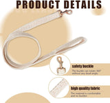 Pet Harness Leash Set Lace Embroidered Escape Resistant Adjustable White S In Australia - Darrahopens