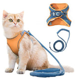 Pet Harness and Leash Set with Reflective Strip for Cats Dogs - Orange 2XL In Australia - Darrahopens