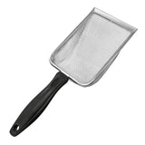 Stainless Steel Cat Litter Scoop Fine Mesh 2mm Sifter Heavy Duty Scooper Orange
