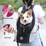 Breathable Mesh Pet Carrier Backpack For Dogs Cats Hiking Travel - Rose Red L In Australia - Darrahopens