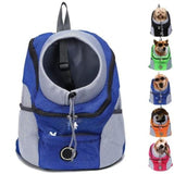 Breathable Mesh Pet Carrier Backpack For Dogs Cats Hiking Travel - Rose Red L