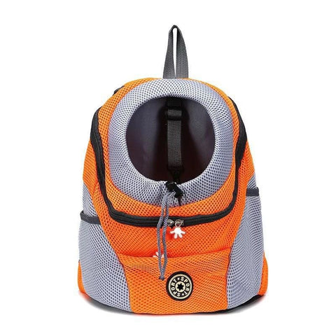 Breathable Mesh Pet Carrier Backpack For Dogs Cats Hiking Travel - Orange L In Australia - Darrahopens