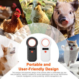 134.2kHz Chip Reader Writer Pet Chip Scanner Microchip Scanner: W90D-BT White