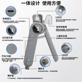 2-in-1 Pet Nail Grinder & Clipper, USB Rechargeable Grooming Tool with LED Light for Dogs Cats
