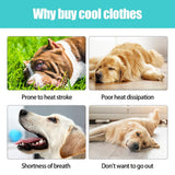 Dog Cooling Vest Adjustable Mesh Turquoise - L