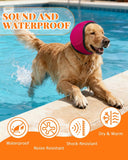Dog Ear Cover Noise Protection Adjustable Grooming Hood Comfortable Pet Accessory - Rose Red S In Australia - Darrahopens