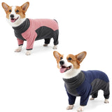 Dog Fleece Jacket Winter Warm Turtleneck Pet Coat Pink - XS