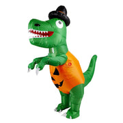 Pumpkin Dinosaur Cartoon Costumes Air Model Inflatable Costume Funny Dress Up Props Halloween Party Clothes Adult One Size