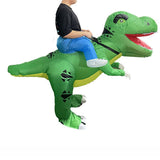 Ride On Dinosaur Cartoon Costumes Air Model Inflatable Costume Funny Dress Up Props Halloween Party Clothes Adult One Size In Australia - Darrahopens