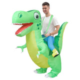 Ride On Cartoon Dinosaur Cartoon Costumes Air Model Inflatable Costume Funny Dress Up Props Halloween Party Clothes Adult One Size In Australia - Darrahopens