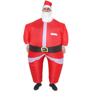 Santa Claus Cartoon Costumes Air Model Inflatable Costume Funny Dress Up Props Christmas Party Clothes Adult One Size In Australia - Darrahopens