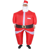 Santa Claus Cartoon Costumes Air Model Inflatable Costume Funny Dress Up Props Christmas Party Clothes Adult One Size In Australia - Darrahopens
