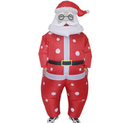 Santa Claus Cartoon Costumes Air Model Inflatable Costume Funny Dress Up Props Christmas Party Clothes Adult One Size In Australia - Darrahopens