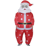 Santa Claus Cartoon Costumes Air Model Inflatable Costume Funny Dress Up Props Christmas Party Clothes Adult One Size In Australia - Darrahopens