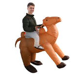 Ride On Camel Cartoon Costumes Air Model Inflatable Costume Funny Dress Up Props Halloween Party Clothes Adult One Size In Australia - Darrahopens
