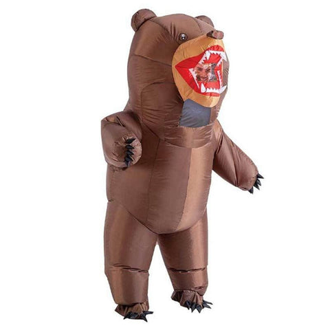 Bear Cartoon Costumes Air Model Inflatable Costume Funny Dress Up Props Halloween Party Clothes Adult One Size In Australia - Darrahopens