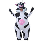 Cow Cartoon Costumes Air Model Inflatable Costume Funny Dress Up Props Halloween Party Clothes Adult One Size