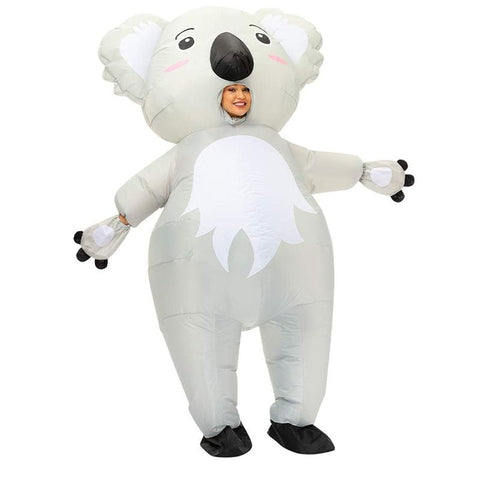 Koala Cartoon Costumes Air Model Inflatable Costume Funny Dress Up Props Halloween Party Clothes Adult One Size In Australia - Darrahopens
