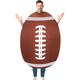 Rugby Ball Cartoon Costumes Air Model Inflatable Costume Funny Dress Up Props Halloween Party Clothes Adult One Size In Australia - Darrahopens