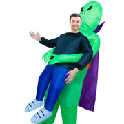 Alien Cartoon Costumes Air Model Inflatable Costume Funny Dress Up Props Halloween Party Clothes Adult One Size In Australia - Darrahopens