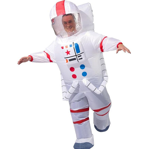 Astronaut Cartoon Costumes Air Model Inflatable Costume Funny Dress Up Props Halloween Party Clothes Adult One Size In Australia - Darrahopens