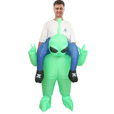 Ride On Alien Cartoon Costumes Air Model Inflatable Costume Funny Dress Up Props Halloween Party Clothes Adult One Size In Australia - Darrahopens