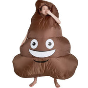 Poop Cartoon Costumes Air Model Inflatable Costume Funny Dress Up Props Halloween Party Clothes Adult One Size