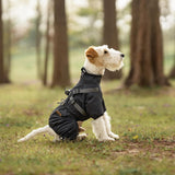 Dog Raincoat Waterproof Reflective Adjustable Harness Jacket - Purple M