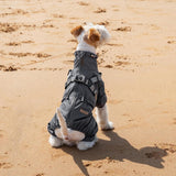 Dog Raincoat Waterproof Reflective Adjustable Harness Jacket - Purple XL In Australia - Darrahopens