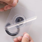 10 Pcs No Drill Ceiling Hooks 360 Degree Rotating Self Adhesive Hooks - Black