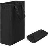 Slim Laundry Basket Narrow Laundry Hamper With Handles Collapsible Dirty Clothes Hamper - Black In Australia - Darrahopens